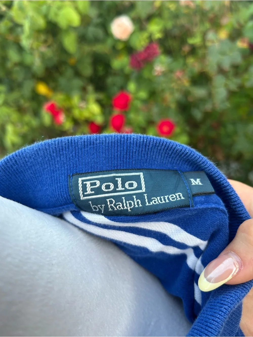 Ralph Lauren Preppy Old Money Country Club Striped Polo Shirt